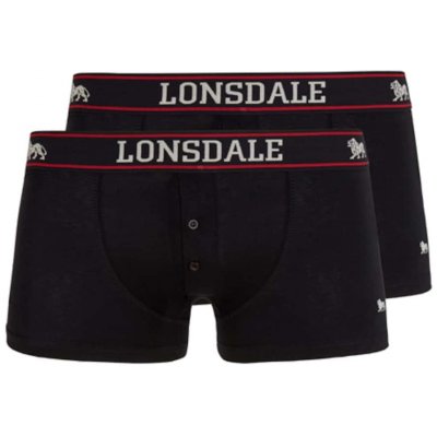 Lonsdale shorts double pack čierna