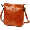 Hnedá kožená crossbody kabelka Florence 53
