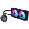 GIGABYTE vodní chladič AORUS WATERFORCE X II 240, 2x120mm ARGB, LCD displej, LGA1851, AM5