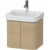 Duravit Happy D.2 skrinka 47.5x35x41.5 cm závesná kúpeľňová skrinka pod umývadlo dub HP4384071710000