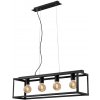 Briloner Briloner - Luster na lanku BLACK STEEL 4xE27/40W/230V BL1335 + záruka 3 roky zadarmo + záruka 3 roky zadarmo