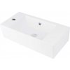 Umývadlo na dosku obdĺžnikové Deante 51 cm biele