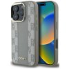 DKNY púzdro so vzorom kociek Magsafe pre iPhone 16 Pro Max béžové (DKHMP16XPCPVSLE)