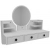 Kozmetický stolík Polina White