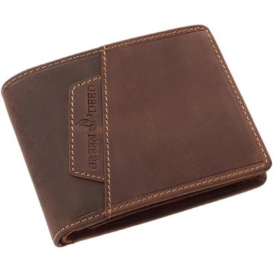 Hnedá pánska kožená peňaženka GPPN411