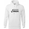 Narodeniny odmocniny 60 - Mikina pánska Cape s kapucňou - XL ( Biela )