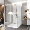 Mereo Pivotový sprchový kút Novea štvorec 90x90 cm Chróm Alu/Číre, dvere L/P a pevný diel CK12923Z