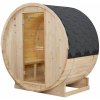 Juskys Vonkajšia sudová sauna Spitzbergen M dĺžka 120 cm priemer 190 cm (3,6 kW)