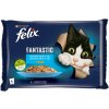 Felix Fantastic kapsičky pre mačky losos, platesa v želé 4x 85 g