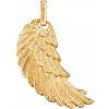 Engelsrufer Pozlátený strieborný prívesok Anjelské krídlo ERW G