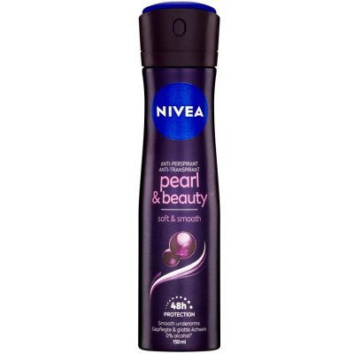 NIVEA Pearl & Beauty Black Sprej antiperspirant 150 ml