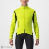 Castelli PERFETTO RoS 2 CONVERTIBLE bunda, žiarivá limetková XL