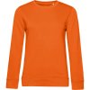B&C Mikina B&C Inspire Crew Neck, dámská COT01W32Bx3700-pure orange XS Oranžová pure