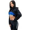 Nebbia Crop mikina s dlhým rukávom a kapucňou GYM TIME 259 - S - černá