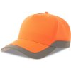 Atlantis Headwear Kšiltovka Helpy-S, 5 panelová, bezpečnostní COT330280z1799-orange fluo UNI Oranžová fluor