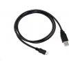 Kabel C-TECH USB 2.0 AM/Micro, 1m, černý CB-USB2M-10B