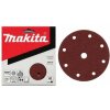 MAKITA papier brúsny suchý zips 150 mm 9 dier K120, 10 ks P-31952