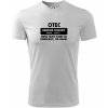 Otec uradne hodiny - Pánske tričko Fantasy športové - S ( Biela )