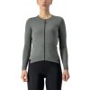 Castelli Fly LS W, Urban gray Veľkosť: L Dámsky jemne zateplený aero dres s dlhým rukávom