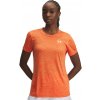 Dámske funkčné tričko s krátkym rukávom Under Armour TECH SSC - TWIST W oranžové 1384230-844 - L
