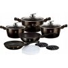 Sada hrncov berlinger haus BH-7032 shiny black