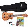 CASCHA HH 2027 CZ Soprano Mahogany Ukulele Bundle