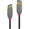 Lindy 36763 USB, USB 3.2 Gen1 (USB 3.0 / USB 3.1 Gen1) USB-A zástrčka, USB-A zásuvka, 3m, černý