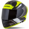 CASSIDA prilba Aero Drome čierna/žltá fluo/biela/sivá 2023 - M (57 až 58 cm)