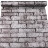 Samolepiace tapety 45 cm x 10 m IMPOL TRADE 9216 tehly tmavo sivé Samolepiace tapety