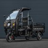 Elektrická nákladná trojkolka Leramotors Cargo G1 1000W s kabínou - Tuk Tuk čierna