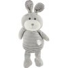 Teddies Zajačik sediaci pruhovaný plyšový 25 cm