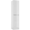 kielle Nefia - Vysoká skrinka závesná, 160x35x35 cm, lesklá biela 50027010