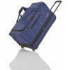 Travelite taška na kolečkách Basics Wheeled duffle L Navy/orange 98 l