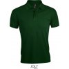 SOL´S PRIME / Pánska polokošeľa z ťažkej bavlny - bottle green XXXL