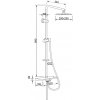 Sprchový set bez baterie Invena Basic AU-85-D04-X, černá