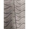 PVC gumený obrus šírka 140cm - Moderný Vlnka sivo fialkovoružová