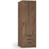 Wilsondo Úzka šatníková skriňa Elenas 60 x 190 x 53 cm - dub lefkas