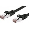 C-TECH CB-PP6F-1BK patch, Cat6, FTP, 1m, černý
