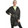 bunda dámska URBAN CLASSICS - Transparent Light Parka - black / electriclime - TB3422