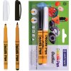 Dekoračný popisovač CENTROPEN 2628 Decor Pen , čierna +biela