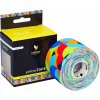 YELLOWSPORT Kinezio tape duhová abstraktní 5 cm x 5 m