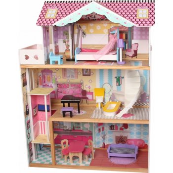 Wiky Drevený domček pre bábiky Barbie 82x30x110 cm od 65,09 € - Heureka.sk