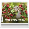 Zvířátka 2026 - stolní kalendář