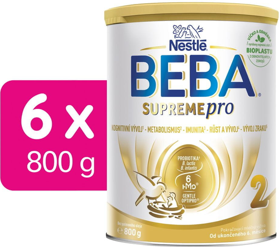 BEBA SUPREMEpro 2 HMO 6 x 800 g