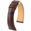 Tmavo hnedý kožený remienok Hirsch Siena L 04202010-2 (Teľacina) 19 mm