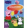 Maľovanky A4 so samolepkami - Peppa Pig