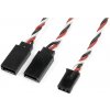Kábel serva Y krútený Futaba 22AWG 15cm (GF-1110-020)