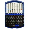 Sada skrutkovačových bitov - ploché, krížové, Imbus, Torx, 56 kusov GEKO G30061