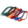 BafPet Obojek popruh TLAPKY bordó 38-60 cm/20 mm