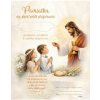 Pamätný list: Pamiatka na prvé sväté prijímanie - Pán Ježiš a deti (svetlá) - ZPM10